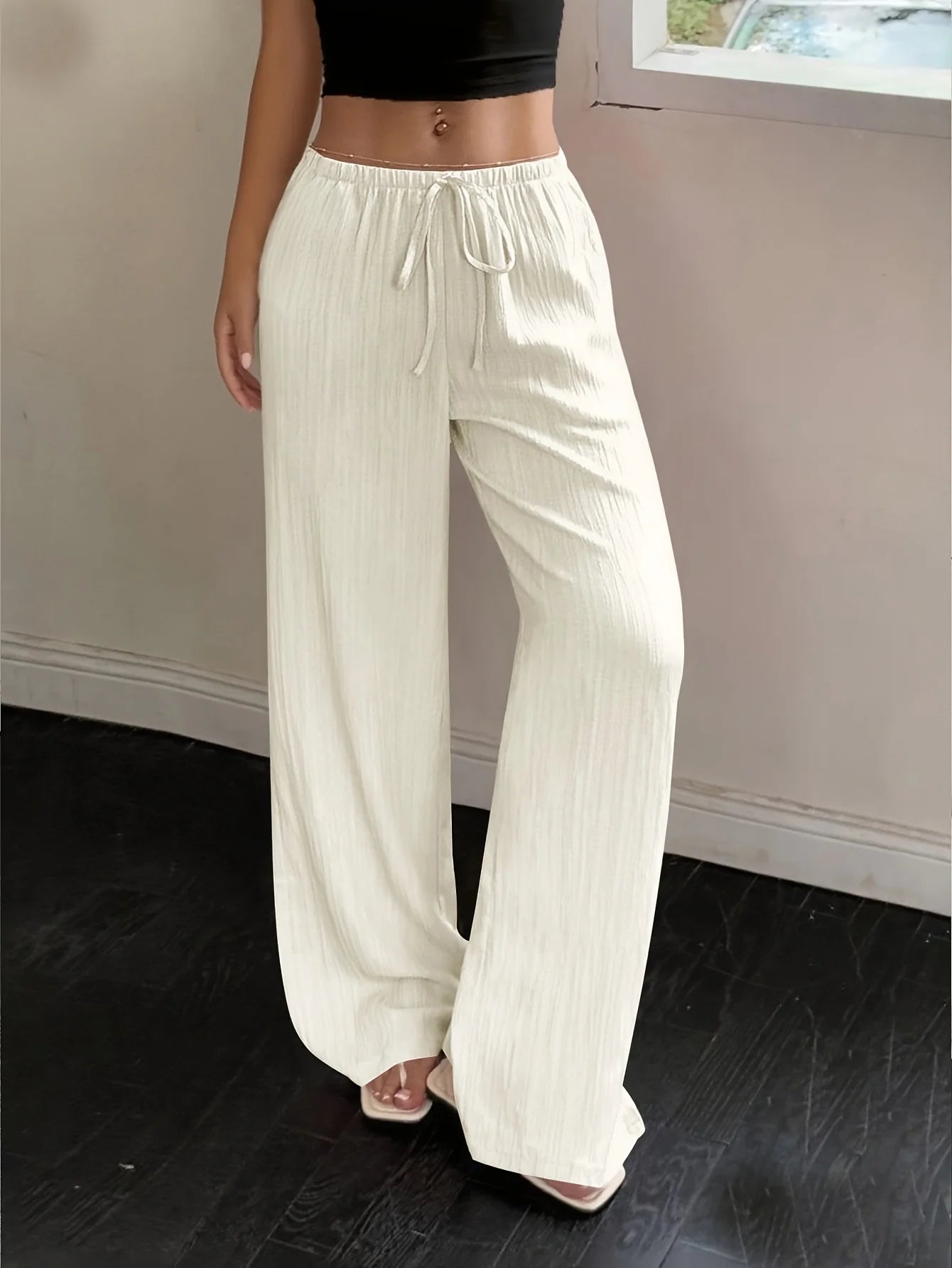 Bohemian | Pleated Wide-Leg Pants