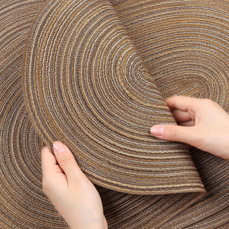 Natural Braided Oval Placemats