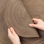 Natural Braided Oval Placemats