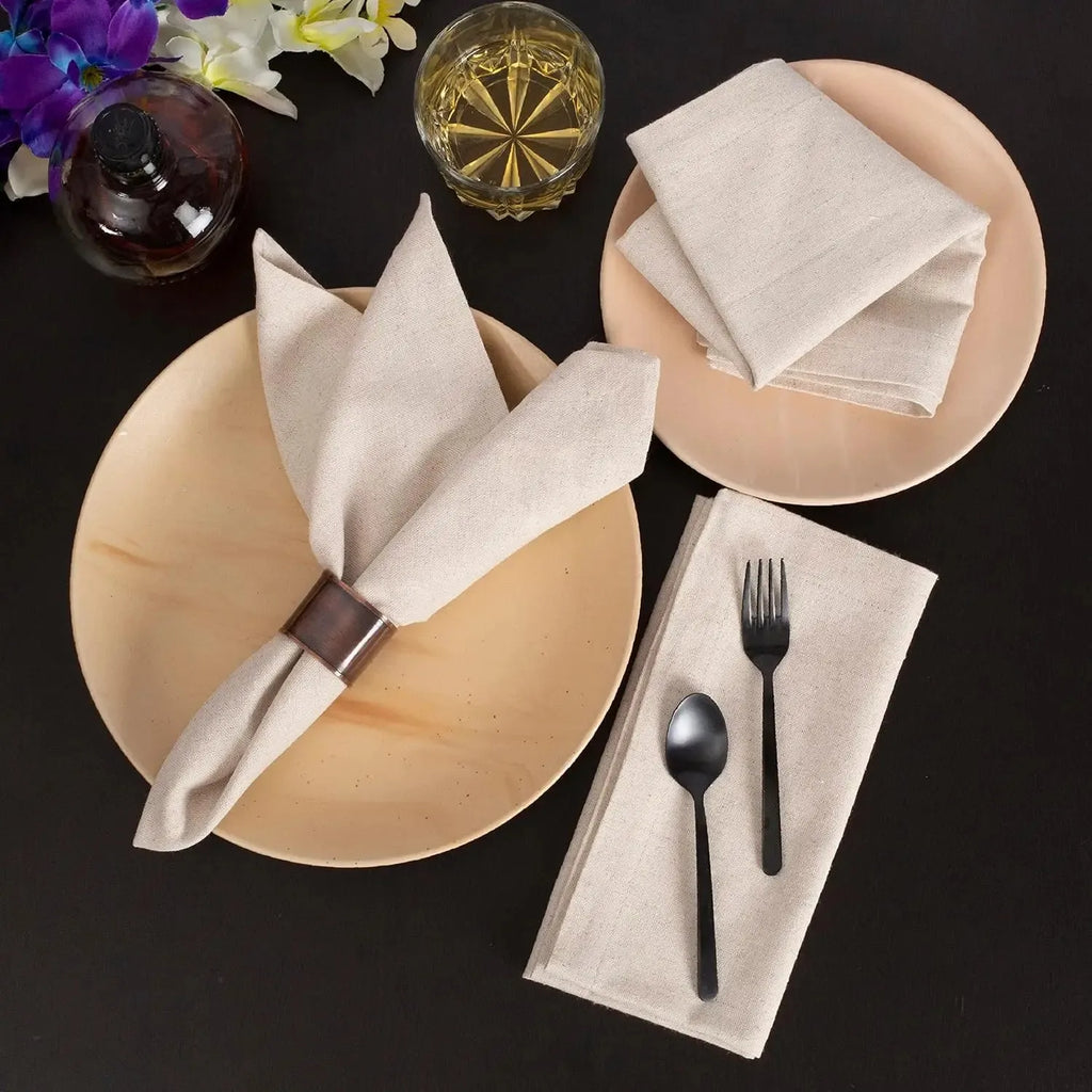 Linen Dinner Napkins – 12 Piece Set