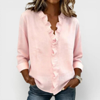Susan | Blouse with Ruffles