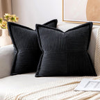 Aria Corduroy Striped Cushion Cover