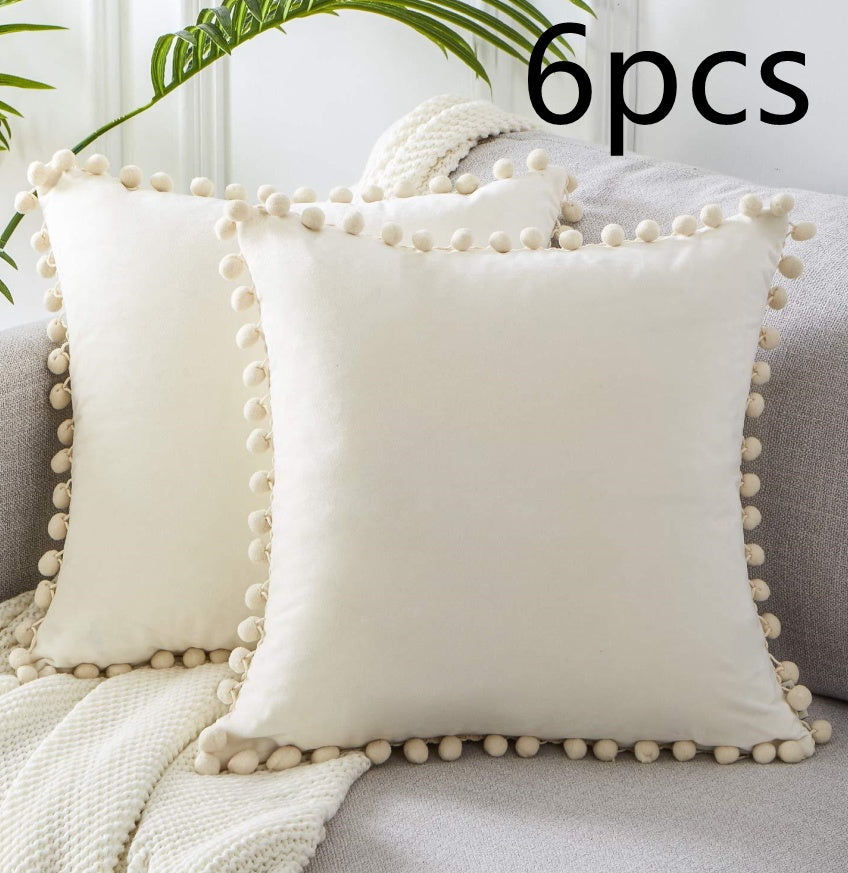 Plush Nordic Cushion Cover