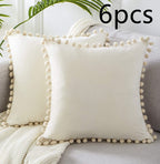Plush Nordic Cushion Cover