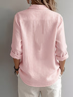 Aurelia V-Neck Textured Shirt