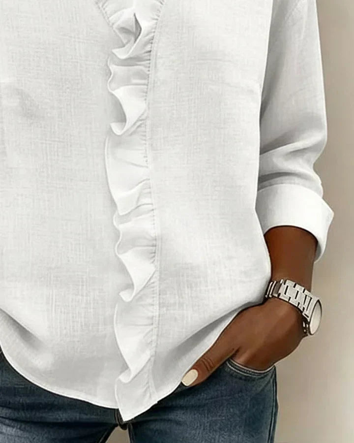 Susan | Blouse with Ruffles