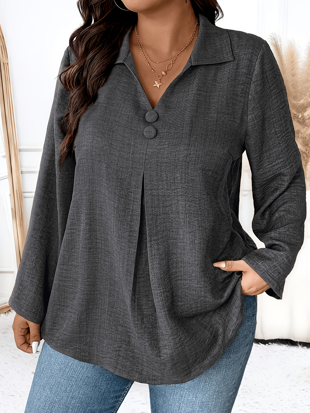 Rosalie V-Neck Top&nbsp;
