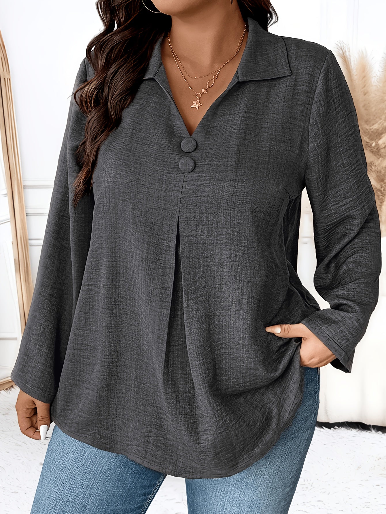 Rosalie V-Neck Top&nbsp;