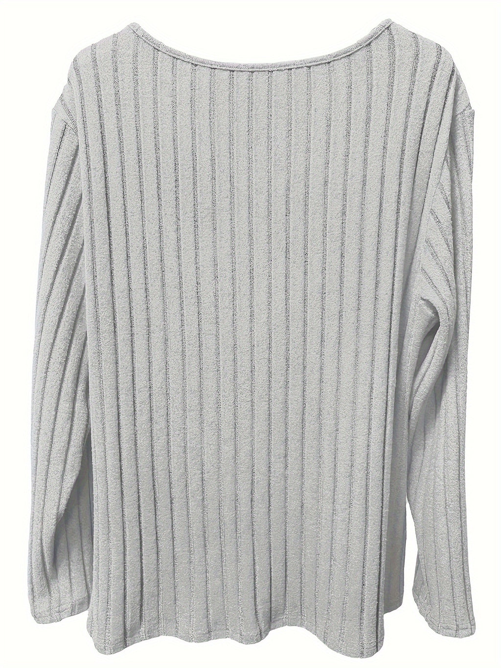 Madeleine Ribbed V-Neck Pullover