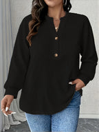Helena Striped V-Neck Top