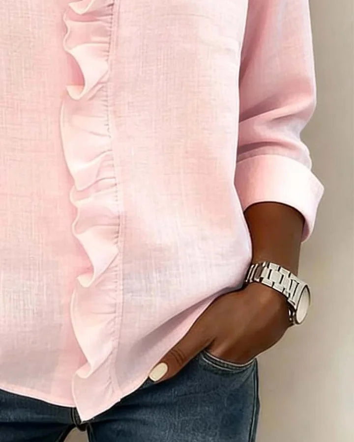 Susan | Blouse with Ruffles