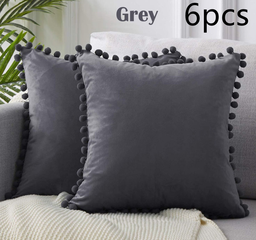 Plush Nordic Cushion Cover