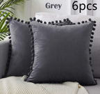 Plush Nordic Cushion Cover
