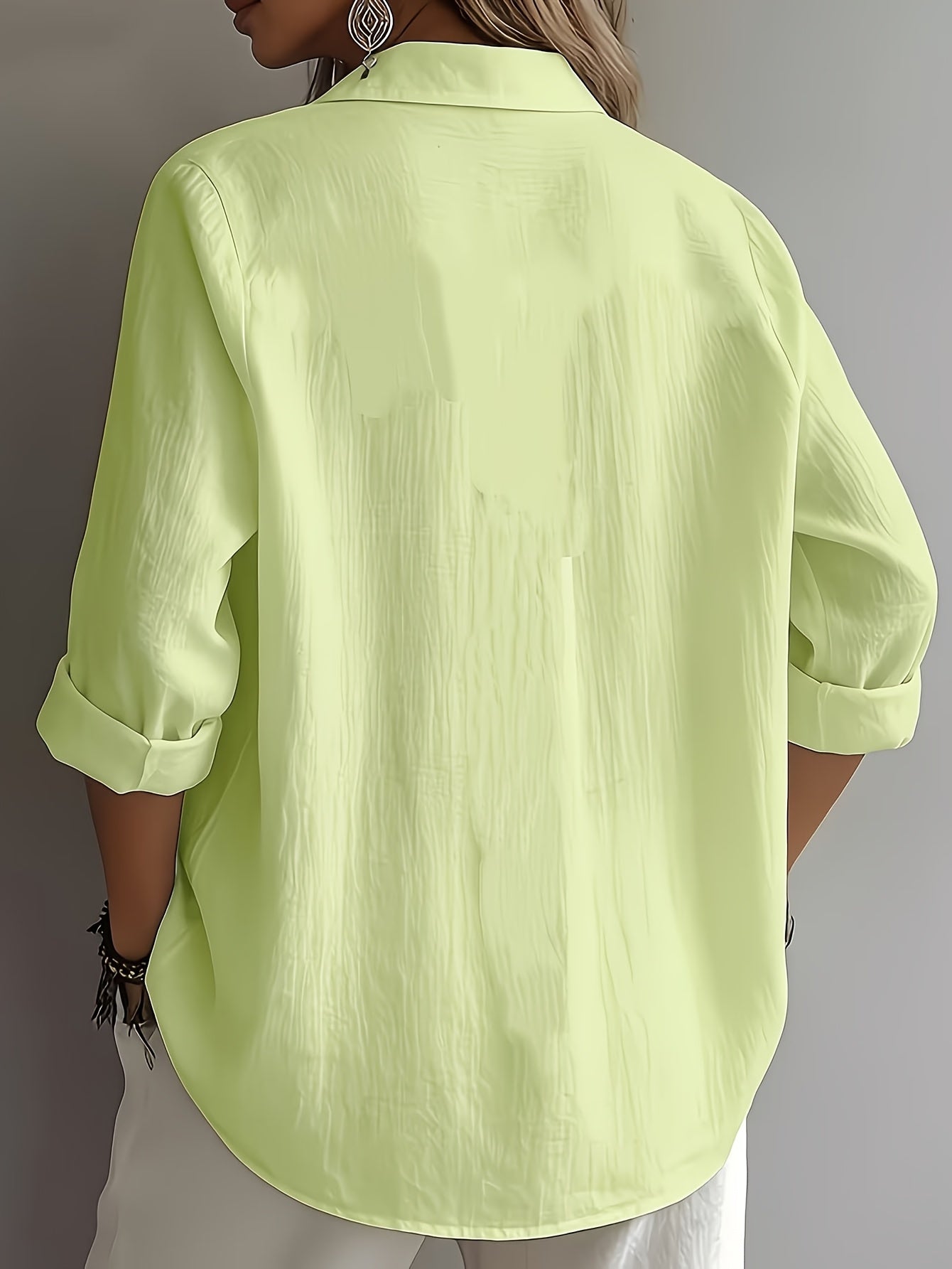 Aurelia V-Neck Textured Shirt