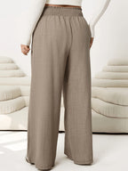 Juliette Pleated Straight-Leg Trousers