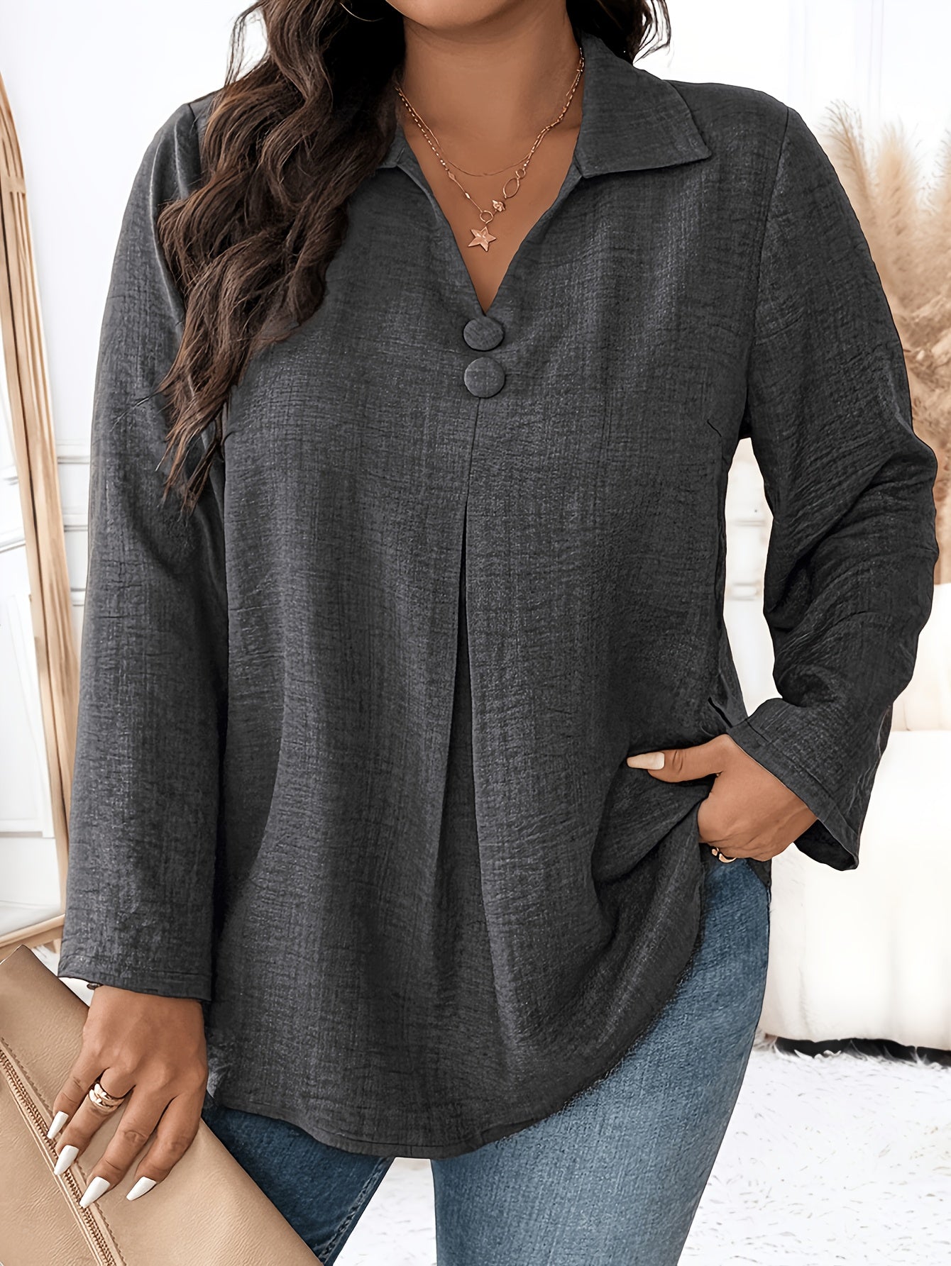 Rosalie V-Neck Top&nbsp;