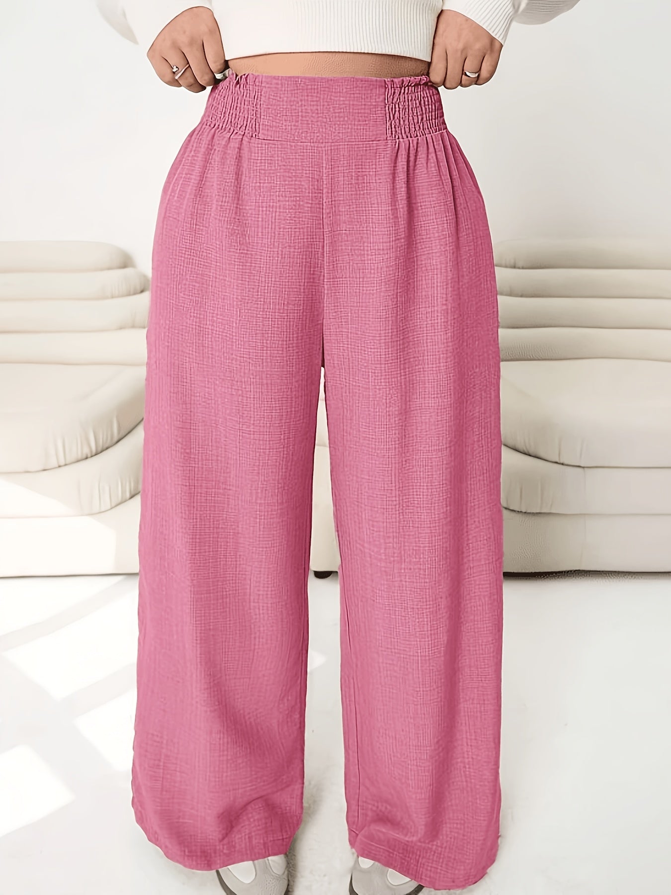 Juliette Pleated Straight-Leg Trousers
