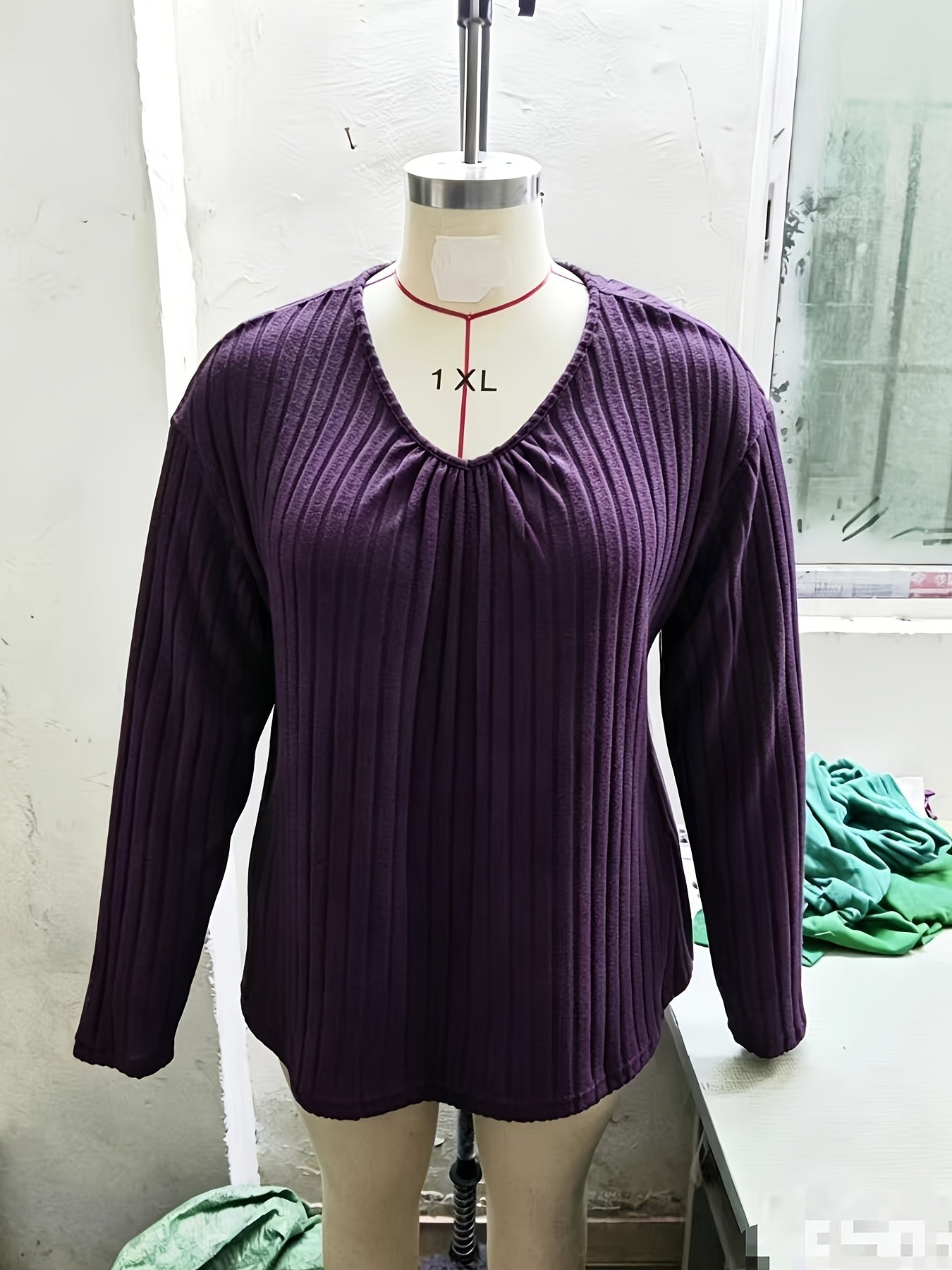 Celestine Ruched V-Neck Top